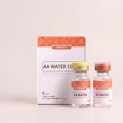 AA-vatten 10 ml — förpackning och två vialer surgjort spädningsvatten, Pepixfi